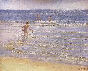 Peder Severin Kroyer Barthing Children oil painting picture wholesale